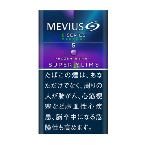 メビウス イーシリーズ  メンソール フローズンベリー 100’s スリム 5mg